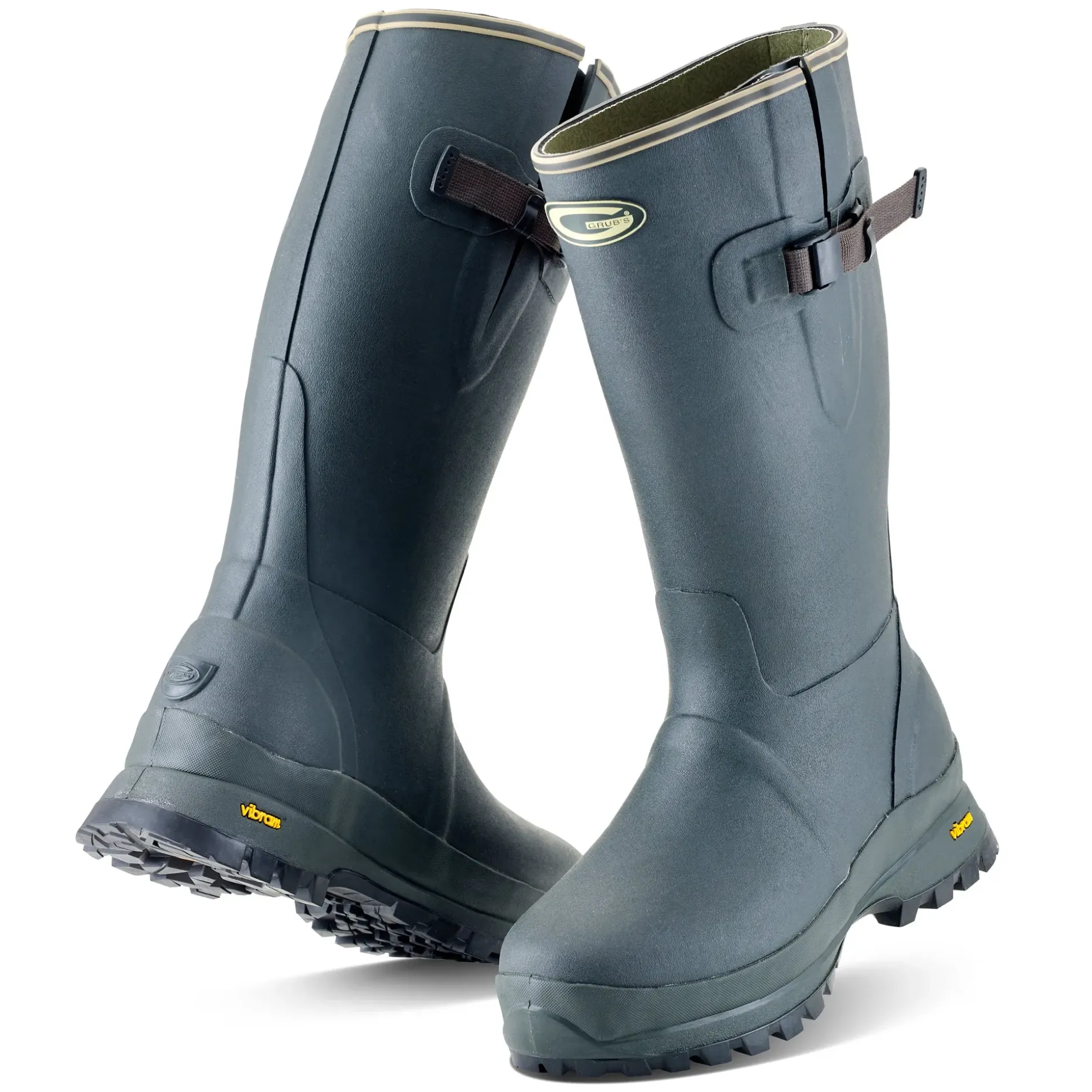 Grubs Boots Speyline Wellies Mens - Green