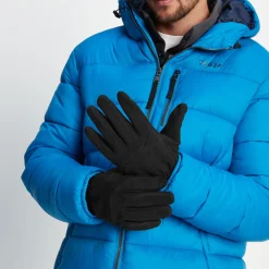Gust Windproof Fleece Gloves - Black