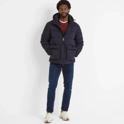 Hamilton Mens Padded Parka - Black