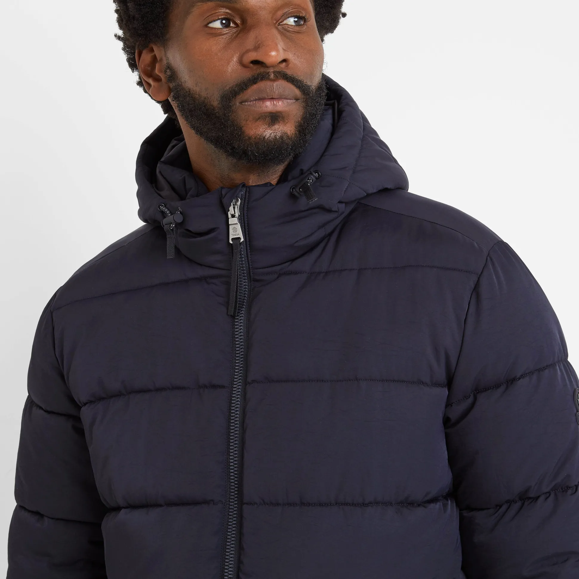 Hamilton Mens Padded Parka - Black