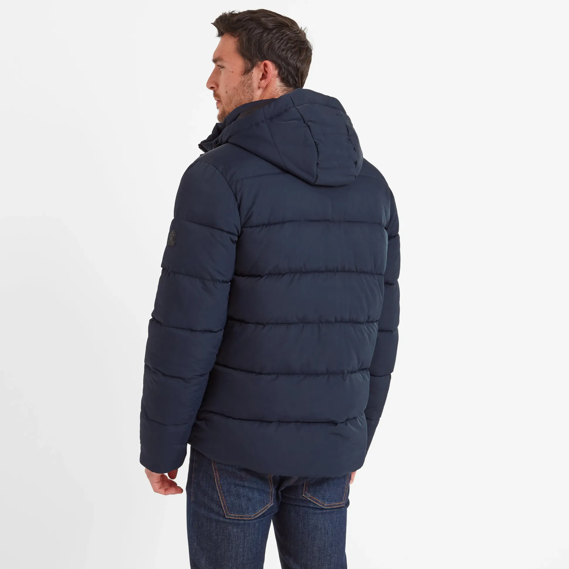 Hamilton Mens Padded Parka - Dark Indigo