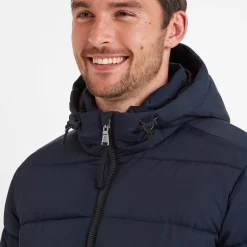 Hamilton Mens Padded Parka - Dark Indigo