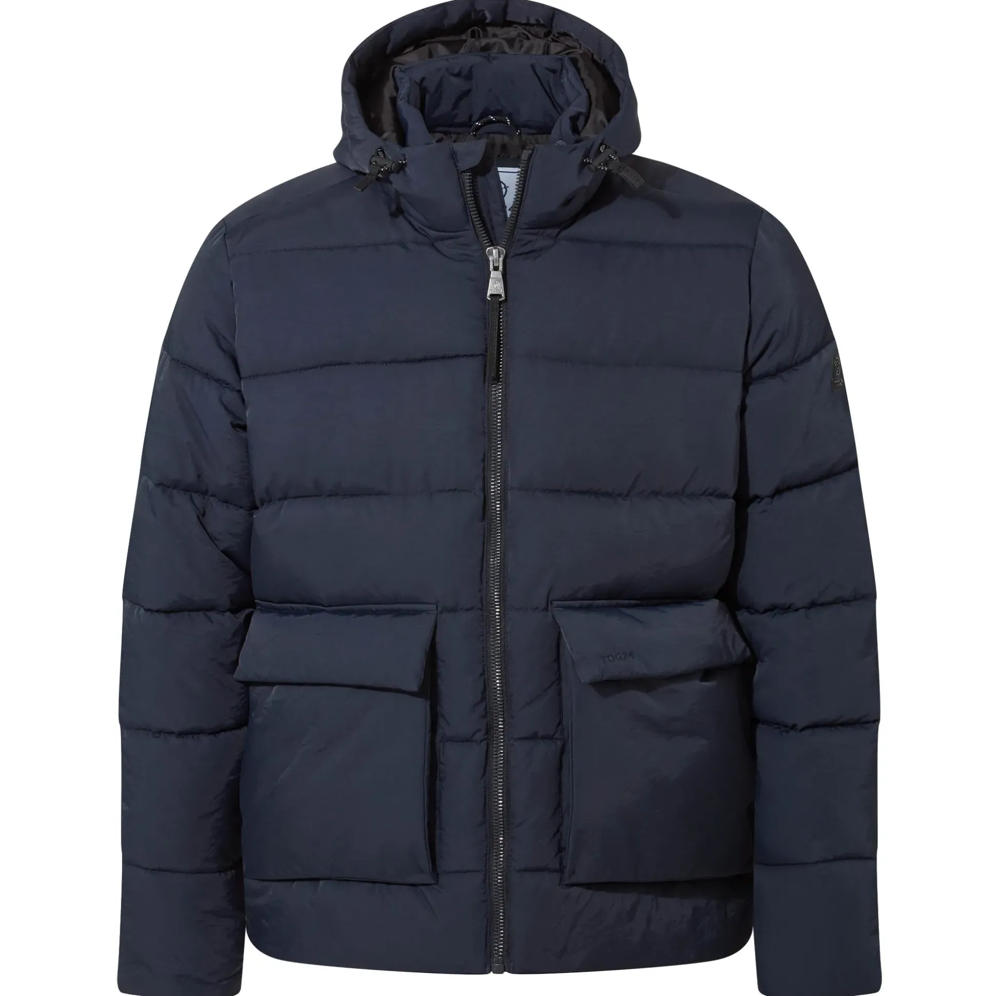 Hamilton Mens Padded Parka - Dark Indigo