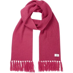 Hanlith Ribbed Scarf - Cerise