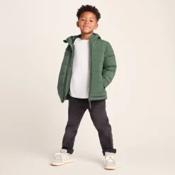 Harecroft Kids Padded Jacket - Dark Fern