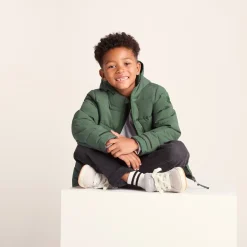 Harecroft Kids Padded Jacket - Dark Fern