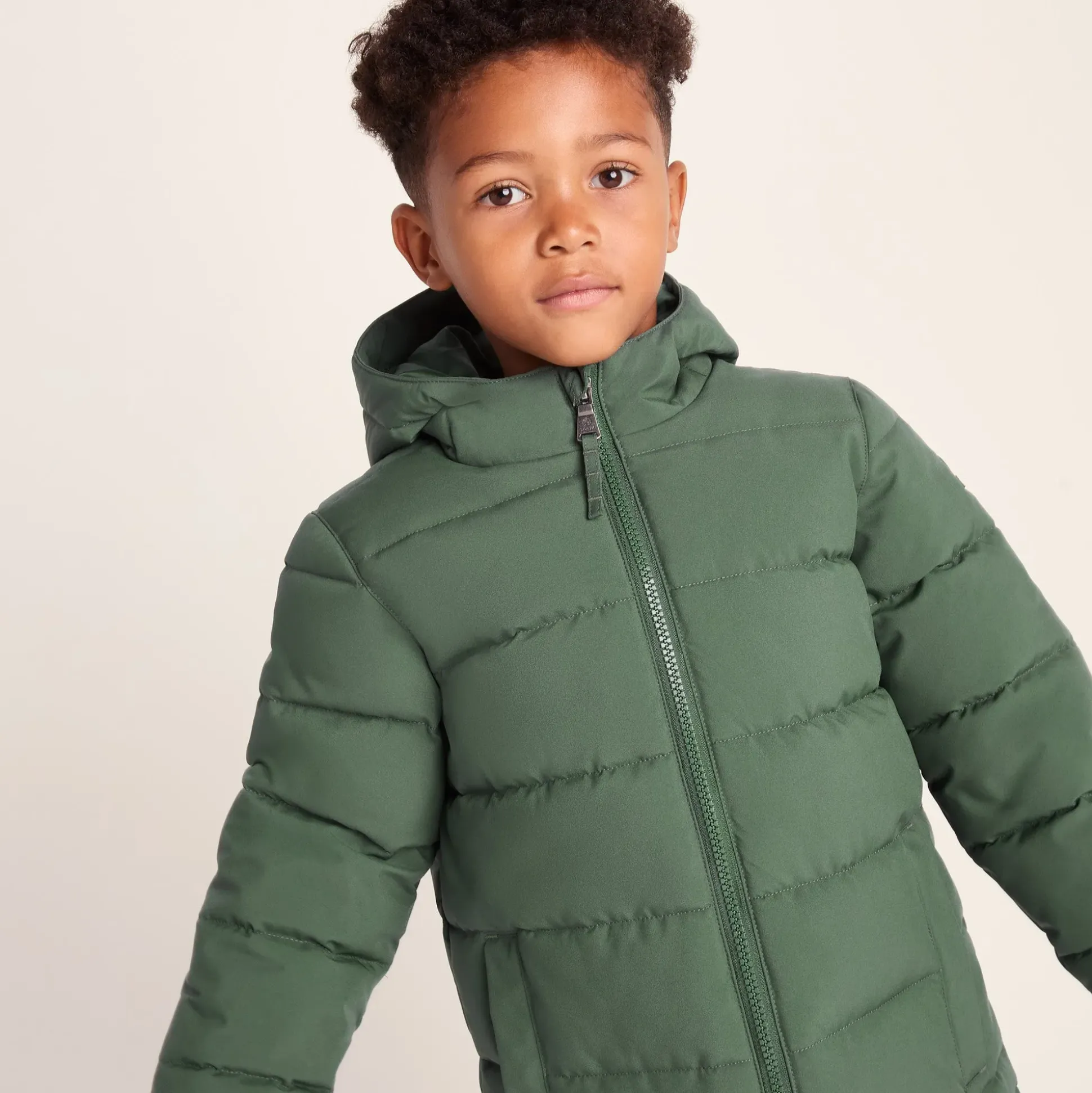 Harecroft Kids Padded Jacket - Dark Fern