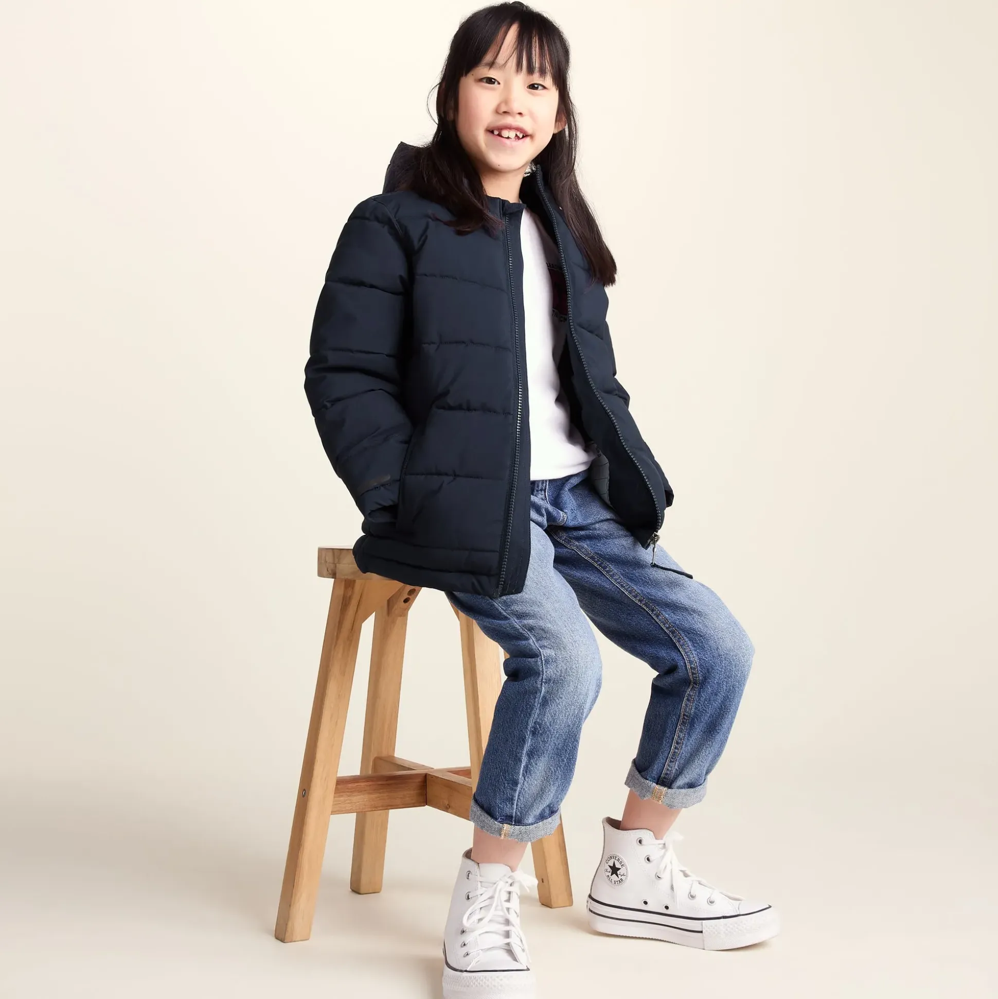Harecroft Kids Padded Jacket - Dark Indigo