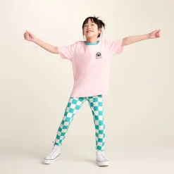 Harri Kids Shaun the Sheep Legging - Spearmint Woolly Checkerboard