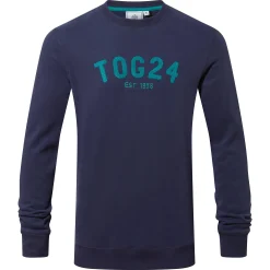 Hawnby Mens Cotton Blend Sweat - Dark Marine
