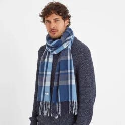 Hayner Woven Scarf - Aegean Blue