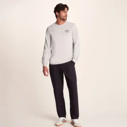 Hecky Mens Long Sleeve T-Shirt - Raincloud
