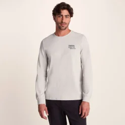Hecky Mens Long Sleeve T-Shirt - Raincloud