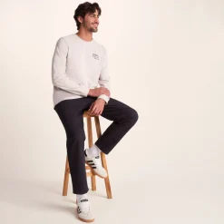 Hecky Mens Long Sleeve T-Shirt - Raincloud