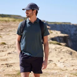 Hector Mens Performance Polo Shirt - Aegean Teal