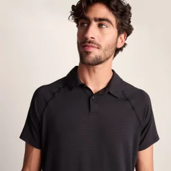 Hector Mens Performance Polo Shirt - Black