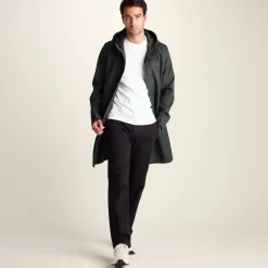 Henry Mens Waterproof Longline Coat - Charcoal Melange