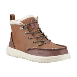 HEYDUDE Bradley Tumbled Classic Mens Boots - Cognac/Multi