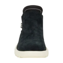 HEYDUDE Branson Suede Novelty Womens Ankle Boots - Black/Snake