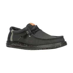 HEYDUDE Wally Elevated Basics Mens Shoes - Black