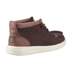 HEYDUDE Wally Mid GripR Mens Boots - Mole Brown/Downtown