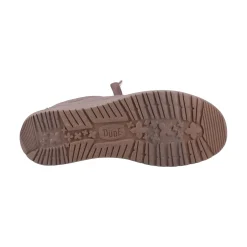 HEYDUDE Wally Stretch Canvas Mens Shoes - Deep Taupe