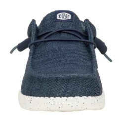 HEYDUDE Wally Stretch Mesh Mens Shoes - Navy