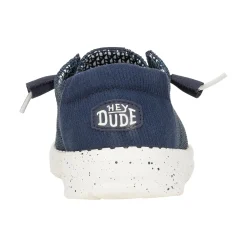HEYDUDE Wendy Stretch Sox Womens Shoes - Navy