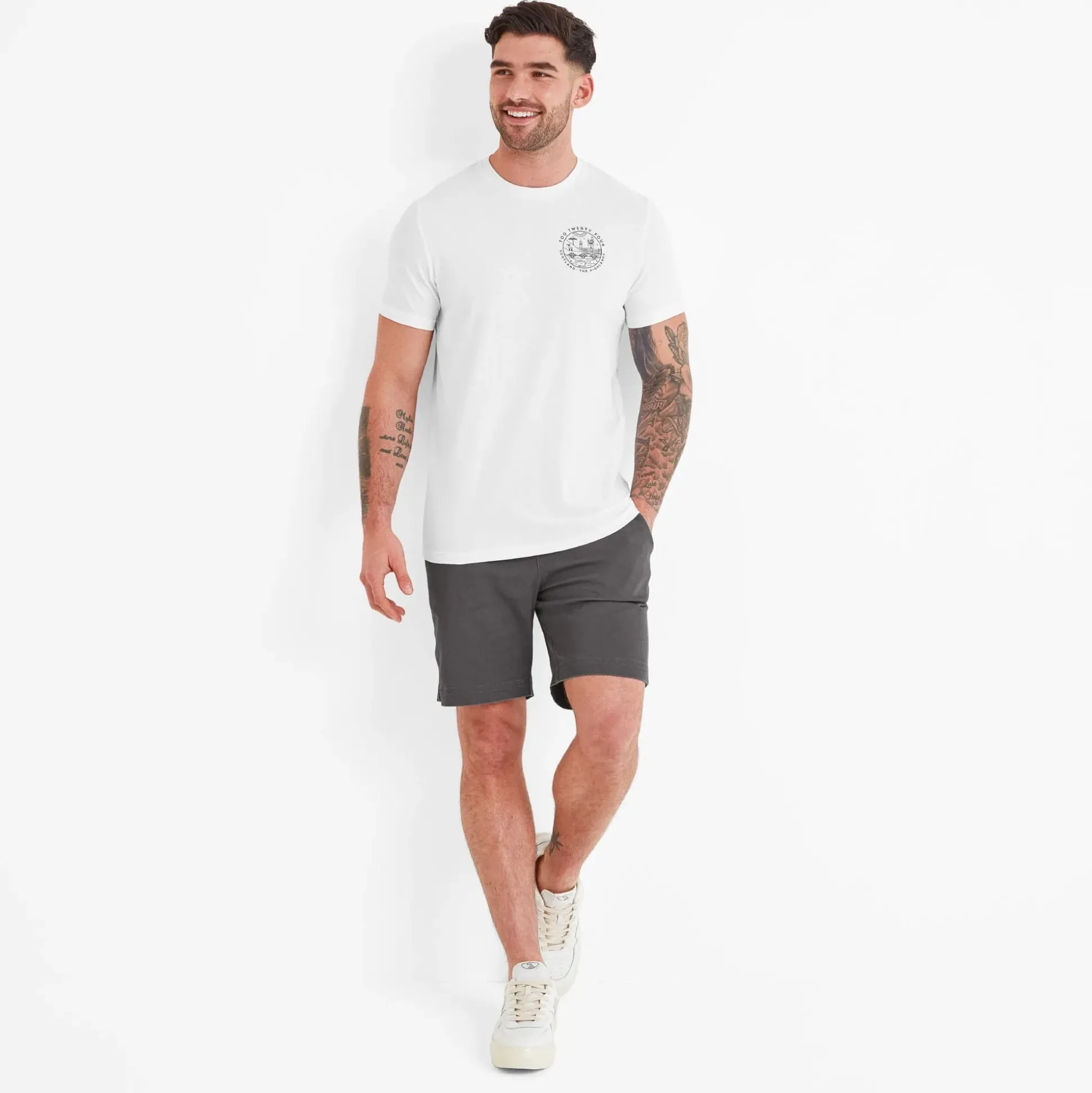 Highland Mens T-Shirt - Optic White