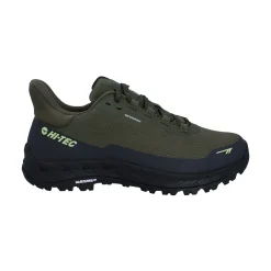 Hi-Tec ALTITUDE LITE WP Mens Shoe - Olive Night/Charcoal Grey/Lime