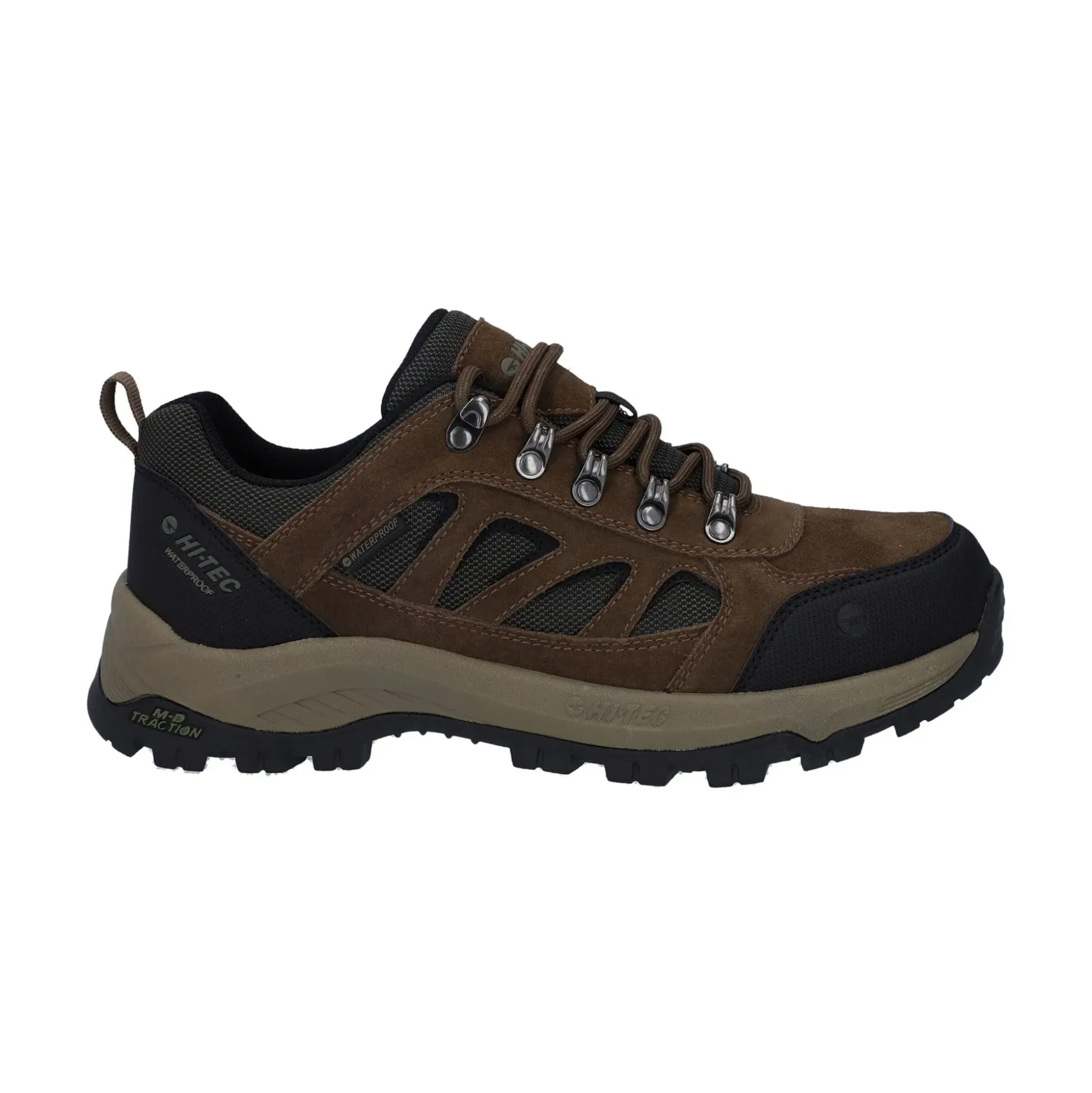 Hi-Tec Bandera Expedition Low Mens Hiker - Smokey Brown/Khaki