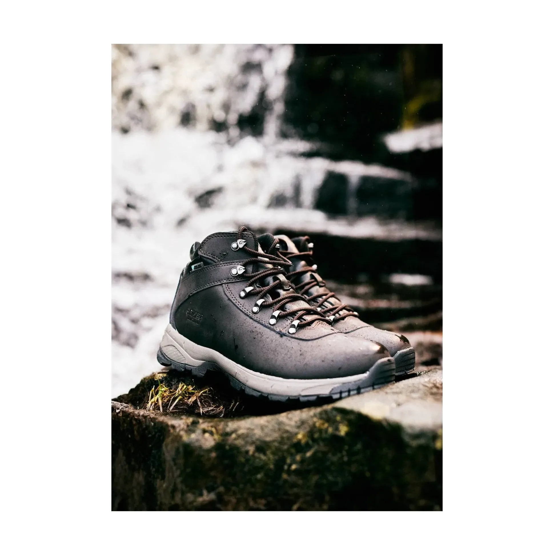 Hi-Tec Eurotrek Lite Mens Waterproof Walking Boots - Dark Chocolate