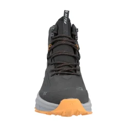 Hi-Tec Fuse Trek Mid Mens Hiking Boot - Steel/Charcoal/Bright Marigold