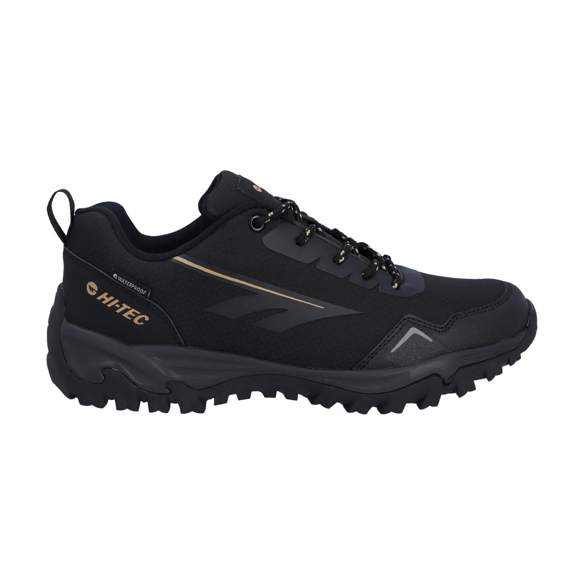 Hi-Tec JAGUAR SPORT WP Mens Trail Shoe - Black/Dune