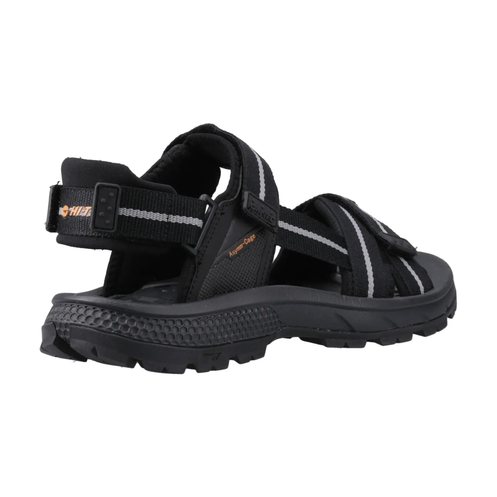 Hi-Tec Sierra Mens Sandal - Black/Grey/Orange