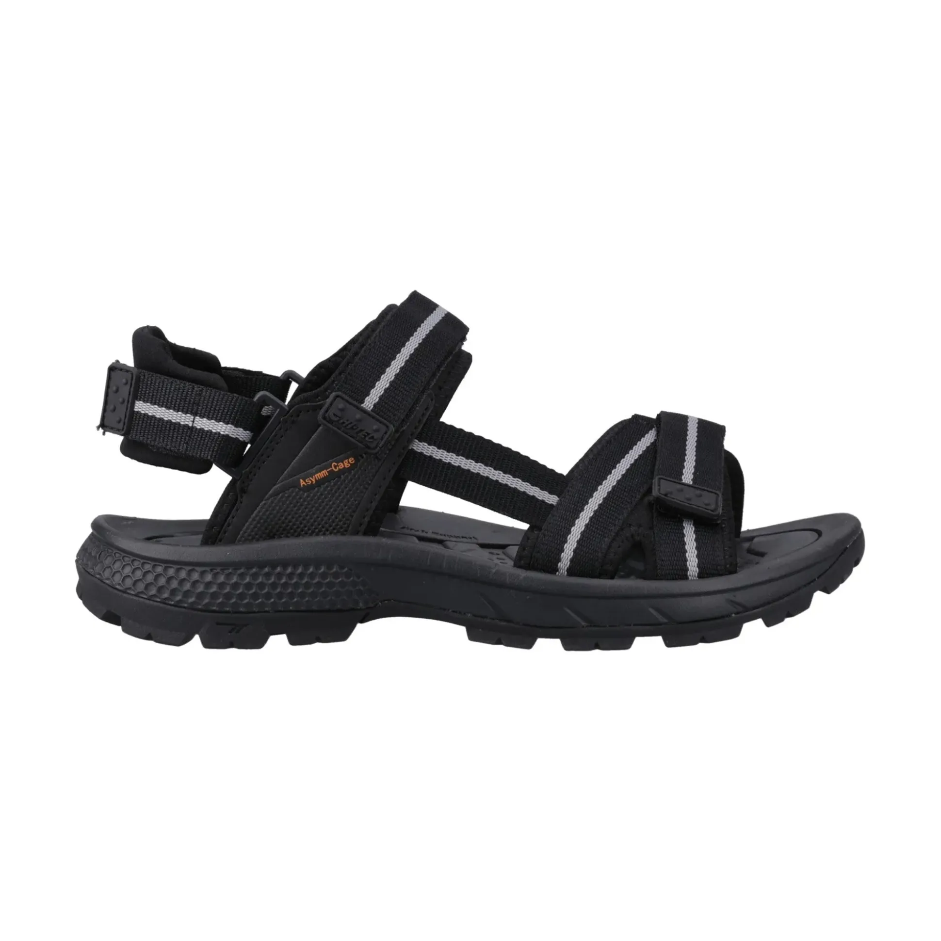 Hi-Tec Sierra Mens Sandal - Black/Grey/Orange