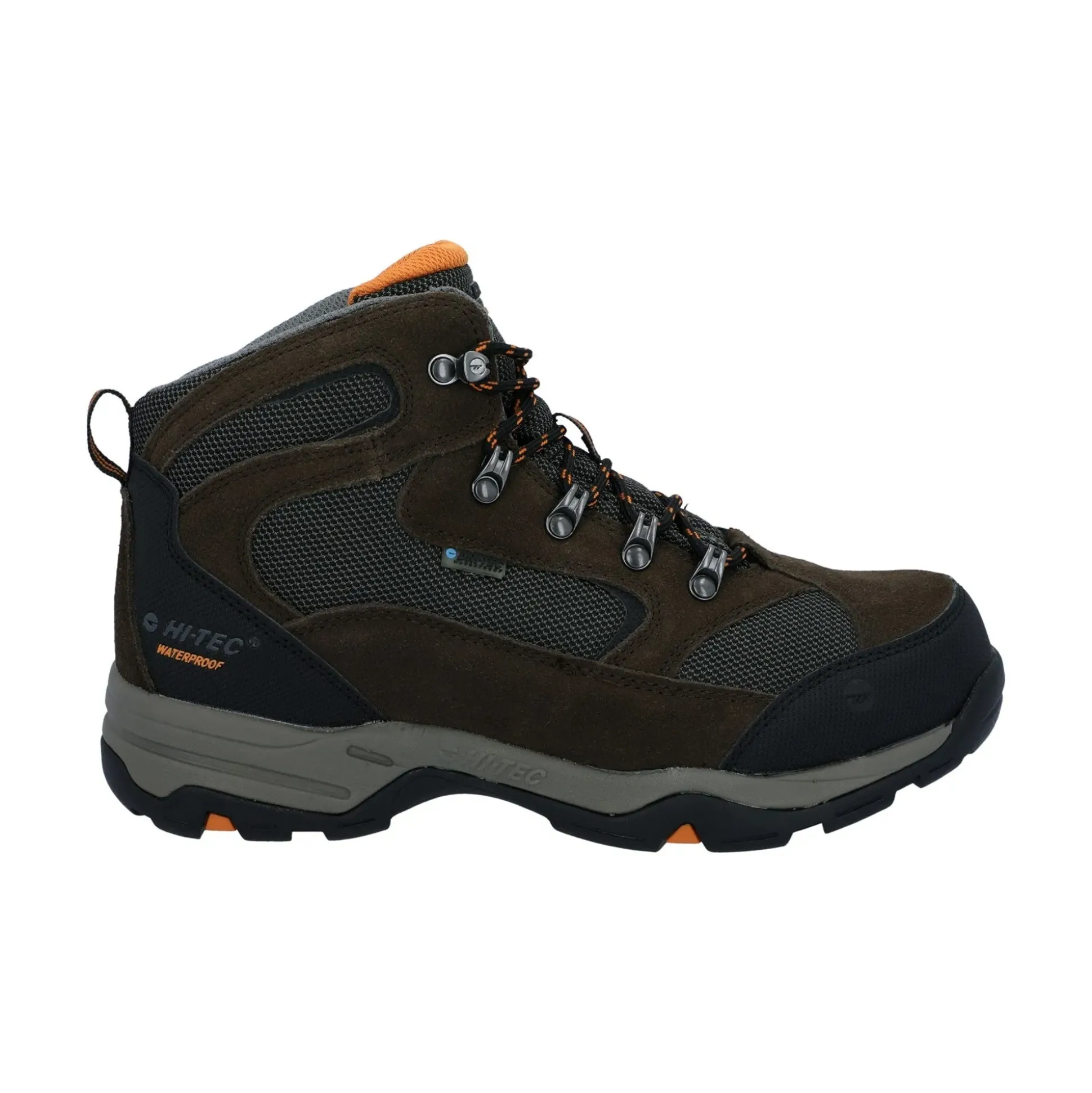 Hi-Tec Storm Wide Mens Boot - Dark Chocolate/Dark Taupe