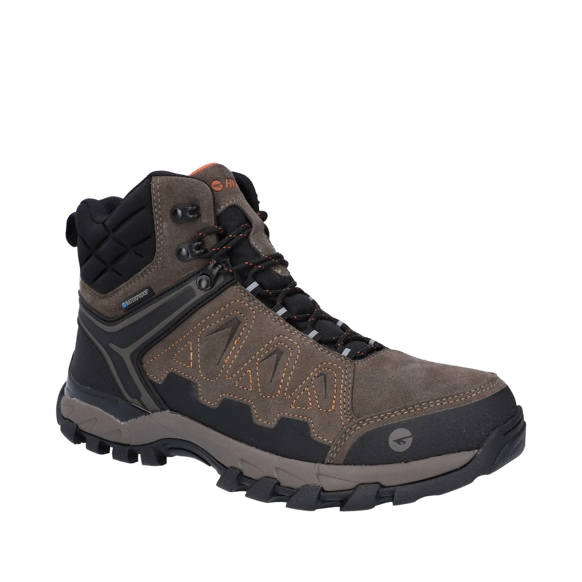 Hi-Tec V-Lite Explorer WP Mens Hiking Boots - Chestnut/Orange