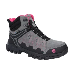 Hi-Tec V-Lite Explorer WP Womens Hiking Boots - Grey/Fuchsia