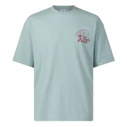 Hop Mens Relaxed Fit Premium Supersoft Hattie Clark T-Shirt - Summer Sky