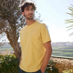 Howard Mens 100% Cotton Supersoft T-Shirt - Pale Amber