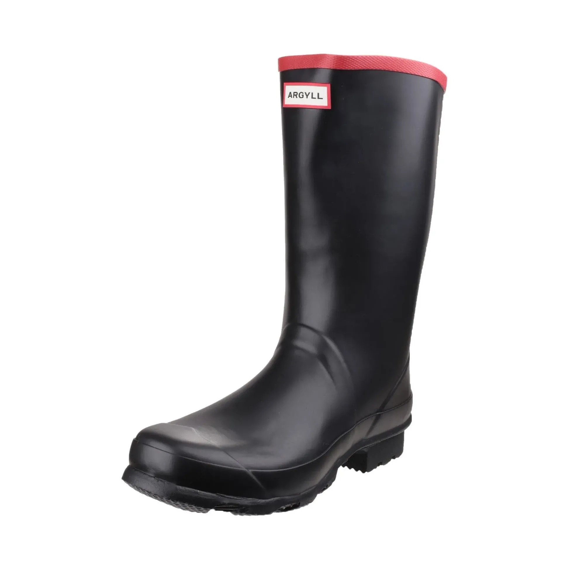 Hunter Argyll Short Knee Wellington Boots - Black