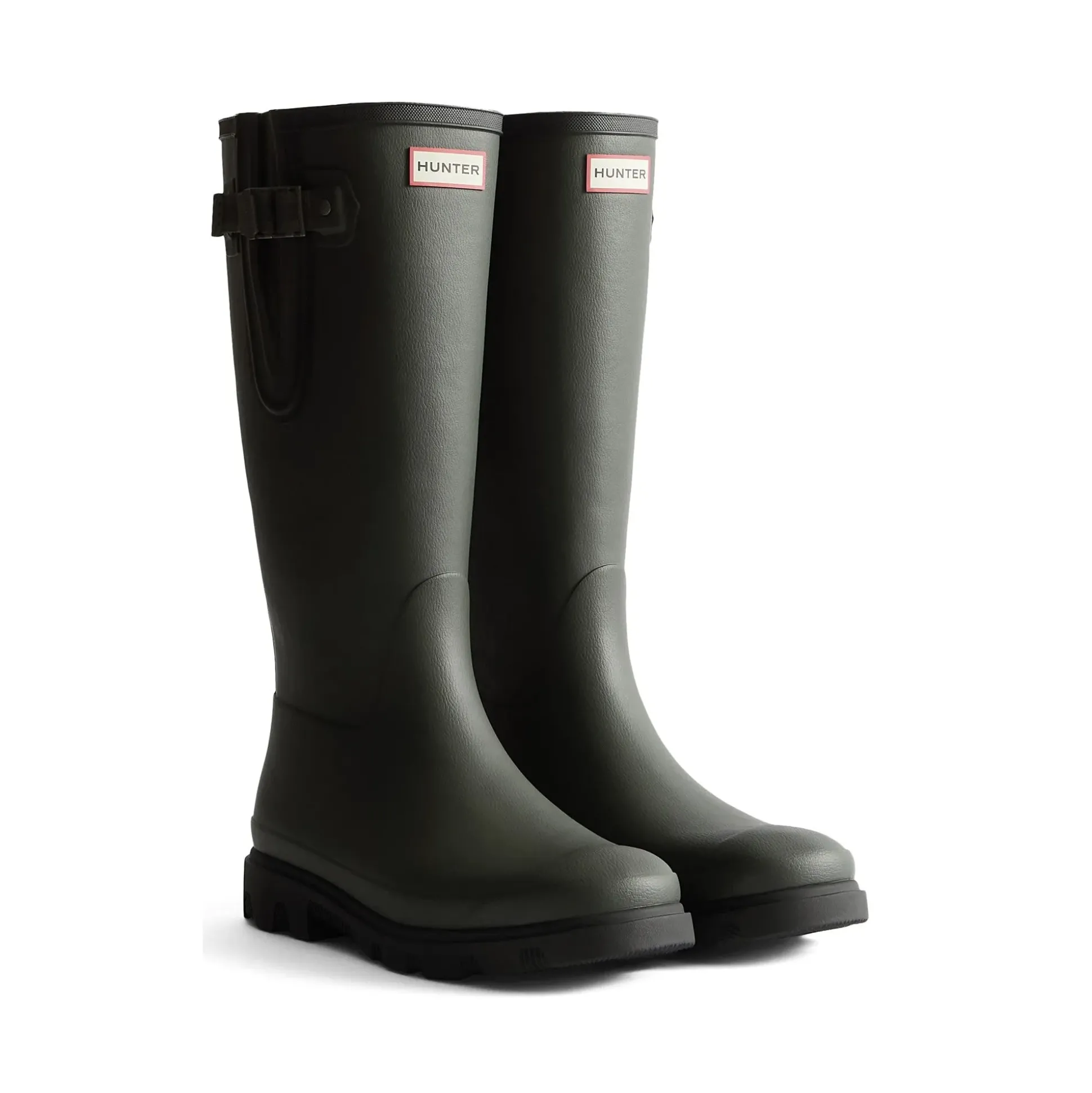 Hunter Field Downpour Adjustable Boot Mens - Dark Olive