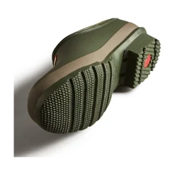 Hunter Gardener Mens Clogs - Dark Olive/Clay