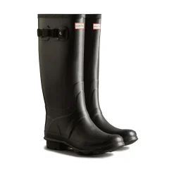 Hunter Huntress Womens Wide Leg Wellington Boots - Black