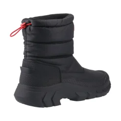 Hunter Intrepid Short Mens Snow Boot - Black