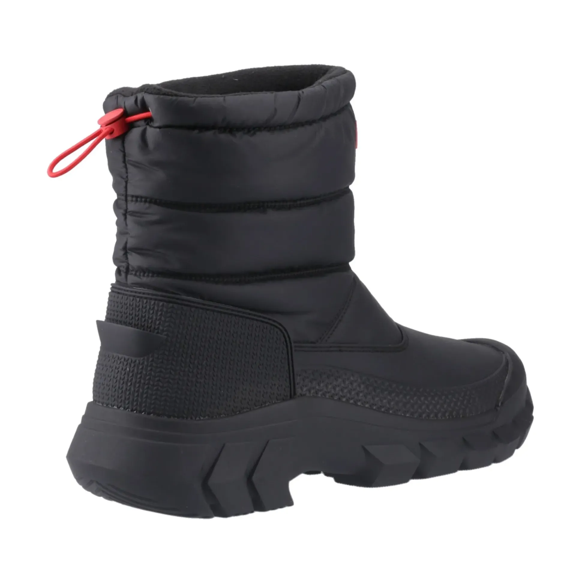 Hunter Intrepid Short Mens Snow Boot - Black