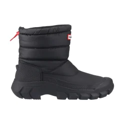 Hunter Intrepid Short Mens Snow Boot - Black