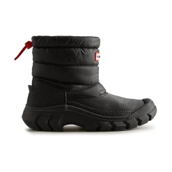 Hunter Intrepid Short Womens Snow Boot - Black