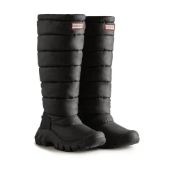 Hunter Intrepid Tall Womens Snow Boot - Black